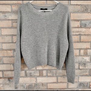 Forever 21 Grey Knit Sweater